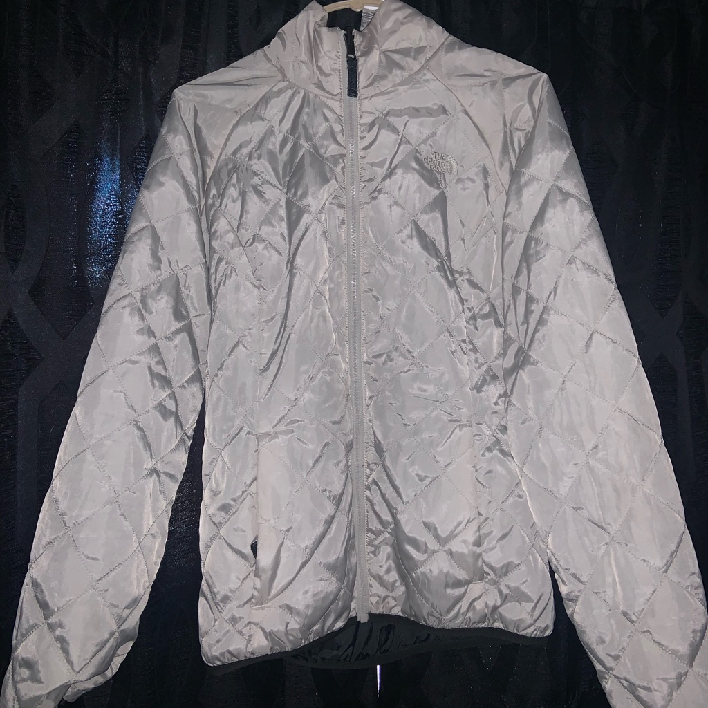 North Face White Light Puffer North Face Jacket